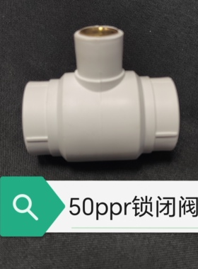 50ppr锁闭阀40prp锁闭阀供暖锁闭球阀自来水锁闭阀热熔管阀门配件