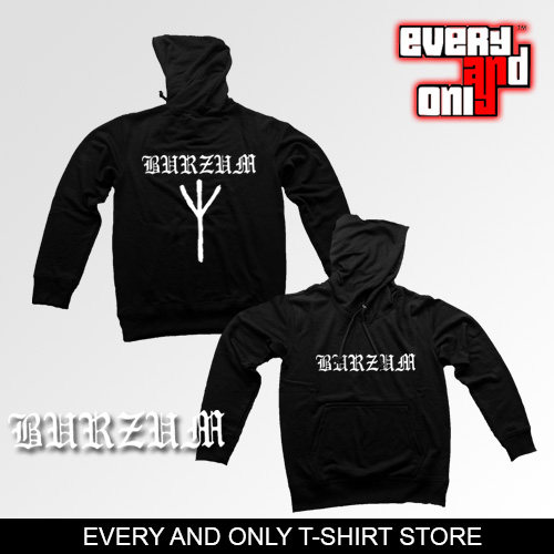 burzum黑金属乐队周边rune瓦哥周边男女休闲宽松卫衣帽衫外套开衫