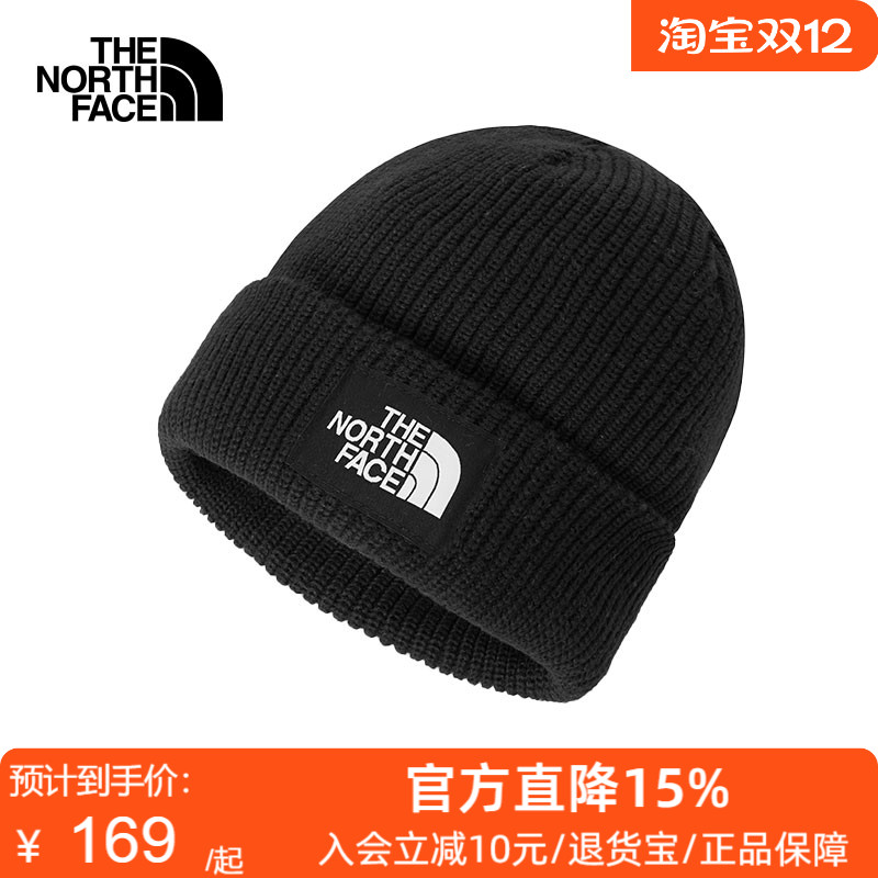 TheNorthFace北面男女同款Salty Lined休闲保暖针织帽时尚8CGZ