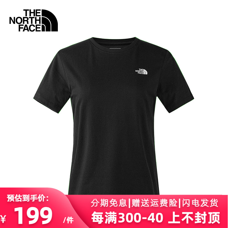 TheNorthFace北面短袖速干t恤女24春夏新款户外运动休闲半袖89QT