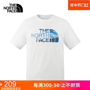 24春夏户外休闲舒适透气棉质88GM TheNorthFace北面短袖 T恤男女款