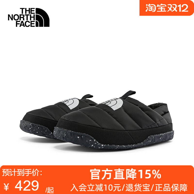 北面冬季休闲鞋保暖一脚蹬