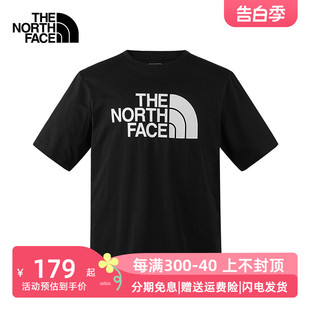 86PS 户外运动宽松圆领半袖 t恤男24春夏新款 TheNorthFace北面短袖