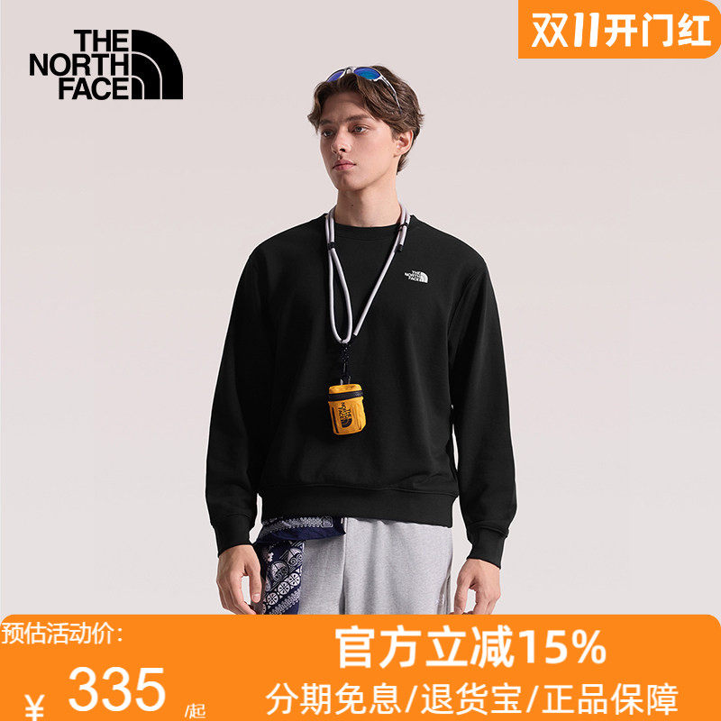 北面长袖男针织上衣圆领运动户外休闲卫衣26新款TheNorthFace8JKV