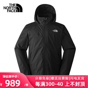 TheNorthFace北面冲锋衣男24春夏黑武士防水防风透汽夹克外套88FR