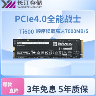 4.0固态硬盘SSD Ti600 PCIe NVMe M.2 500G ZhiTai 致态
