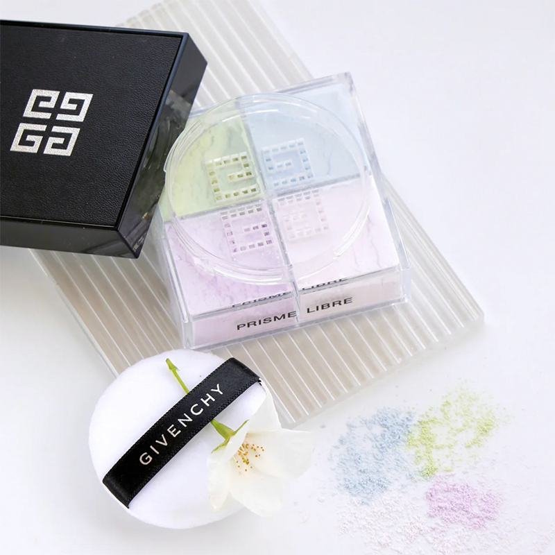 givenchy/纪梵希轻盈无痕四宫格散粉/幻彩蜜粉12g持久定妆控油1号