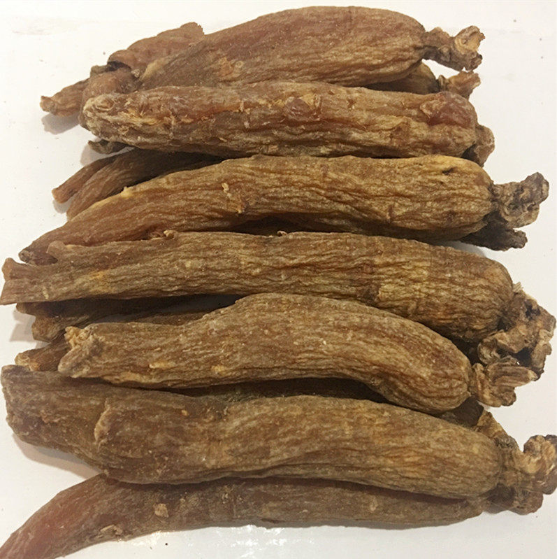 人参无糖红参整枝 东北特产 无硫熏制免费纯干打粉切片500g包邮