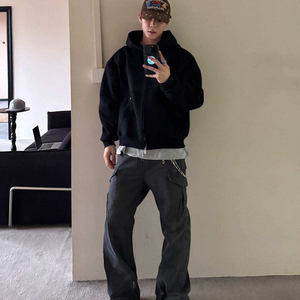 2025秋季新款男士连帽卫衣