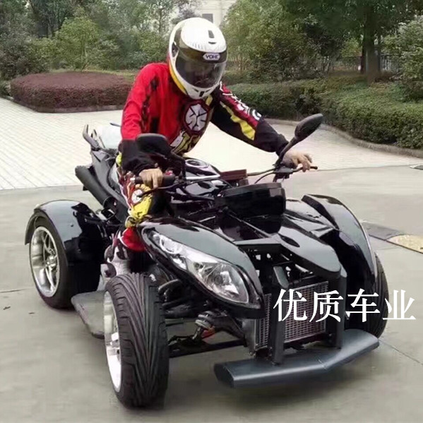 仿庞巴迪沙滩车公路跑车250宗申水冷全地形四轮越野摩托车卡丁车