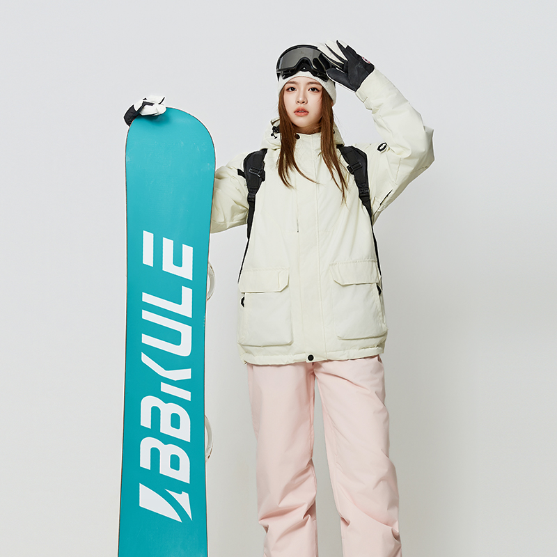 2025新款滑雪服套装男女同款防风防水保暖情侣外套单双板滑雪衣裤