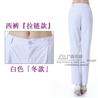 Белые (зимние брюки) женщина