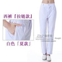 Белые (летние брюки) женщина