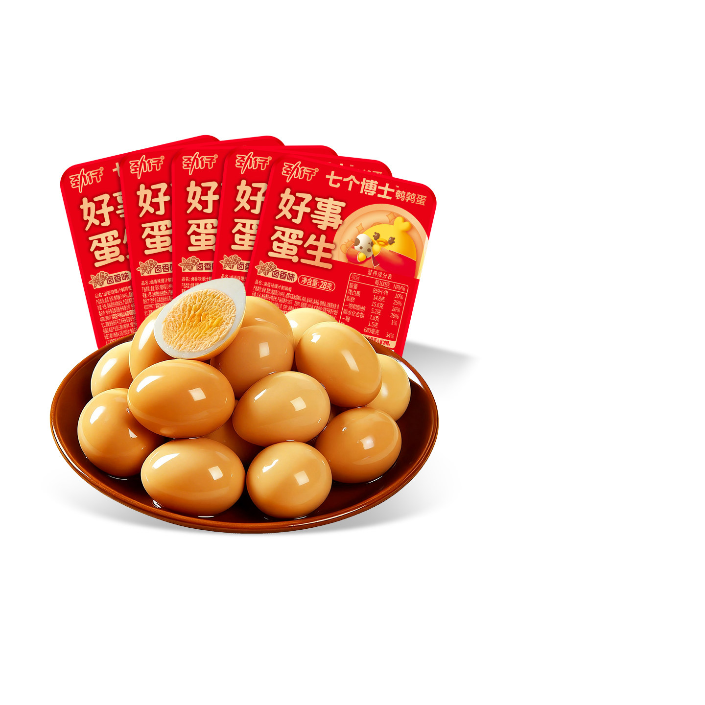 劲仔七个博士喜蛋鹌鹑蛋零食图片