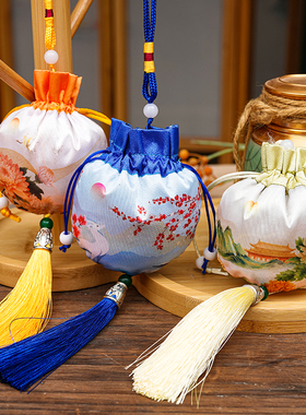 端午随身香囊首饰袋香薰包织绣小荷包香包禅意中国风传统古风锦囊