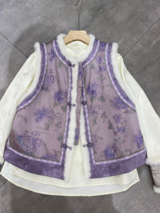 2026早春新款 国风马甲价格私信 新中式