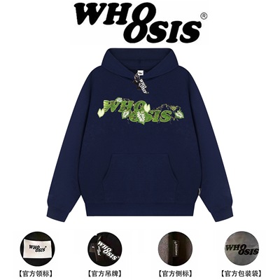 WHOOSIS正品新款连帽卫衣