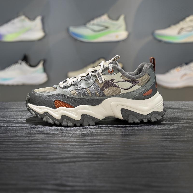 李宁加绒保暖男子系带休闲鞋