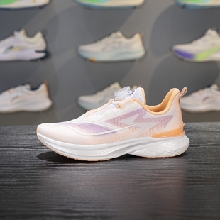 YKFV094 反光减震回弹运动鞋 李宁男女大童驰风V2跑步鞋 2025新款