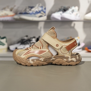 YKUT032 男大童包头透气舒适轻便溯溪鞋 李宁儿童运动凉鞋 2025夏季