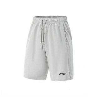 健身系列防晒防泼水短卫裤 新款 AKSV429 男子2025秋季 李宁运动短裤