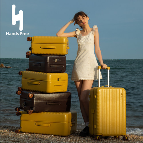 新款弹珠轴承轮20寸登机pc行李箱
