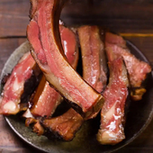 贵州遵义凤冈腊排骨正宗农家自制烟熏腊排骨腊肉肋排500g小香猪