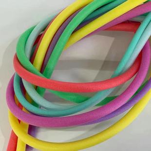 彩色实心EPE珍珠棉游泳棒水上漂浮辅助泡沫棒幼儿园活动婚礼道具