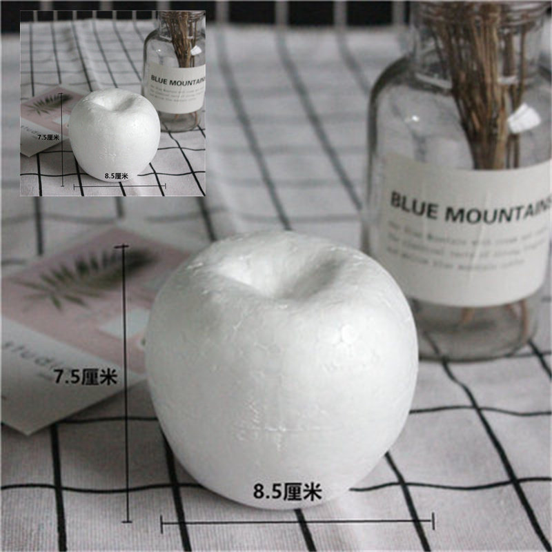 DIY FOAM APPLE MATERIAL WRAP ALLOY LEAF BEADED CHRISTMAS PEARL APPLE CHRISTMAS EVE GIFT HANDMADE MATERIAL