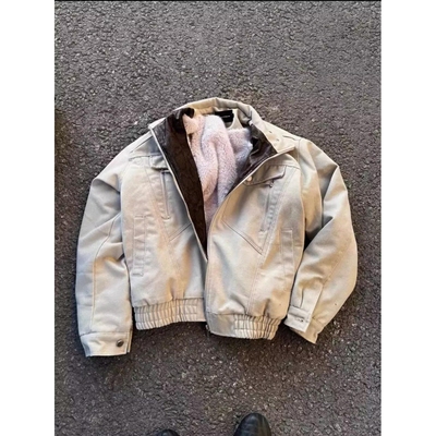 美式蛇年限定座山蟒棉服男款
