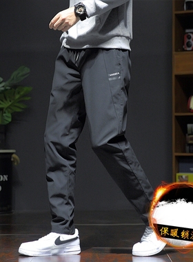 2025秋冬新款羽绒裤男士外穿裤子保暖户外运动保暖休闲长裤