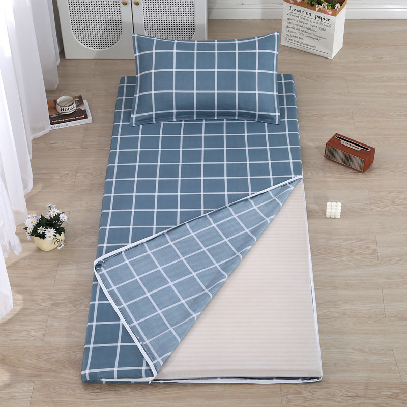 L型拉链床垫套学生宿舍床垫保护套家用床罩床单防尘罩套0.9m床套