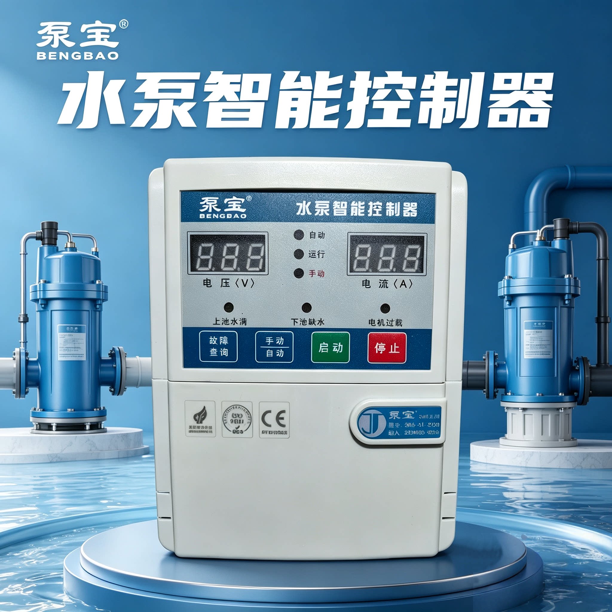 水泵智能控制器控制箱220V泵宝水井水液位控制开关SM5-A1-2200