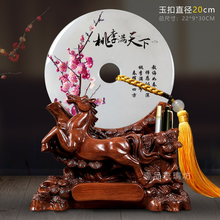 毕业季送老师高档笔筒摆件定制logo送领导同事老师医生退休纪念品