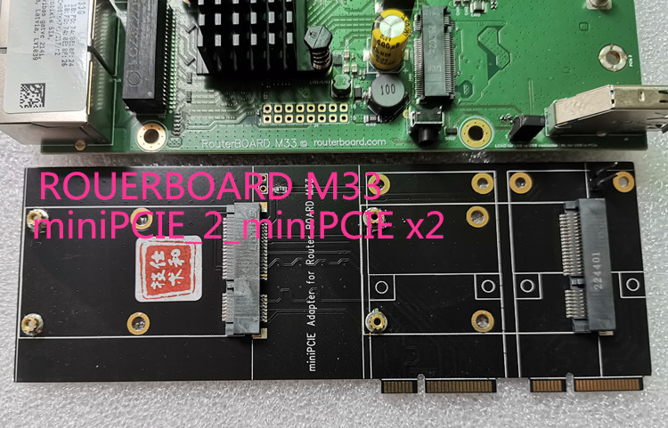 软路由主板minipcie转换卡 ROUTER BOARD M33转minipcie 电脑硬件/显示器/电脑周边 连接线/航插线/连接器/转换器 原图主图