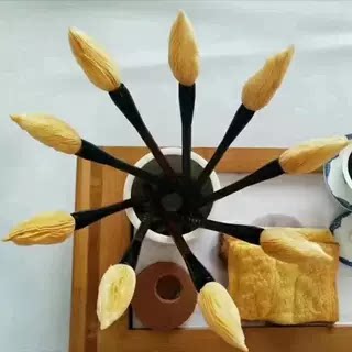 速冻毛笔酥西安小吃同款推荐毛笔糖酥笔酥酒店特色点心油炸半成品