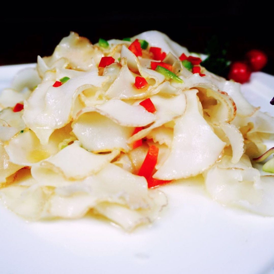 深海鲍螺片黄金鲍螺片速冻海鲜香螺片葱油 爆炒 凉拌酒店特色菜