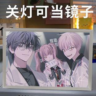 时光人李天辰李天希刘枭氛围灯光画镜子夜灯摆件生日谷子周边