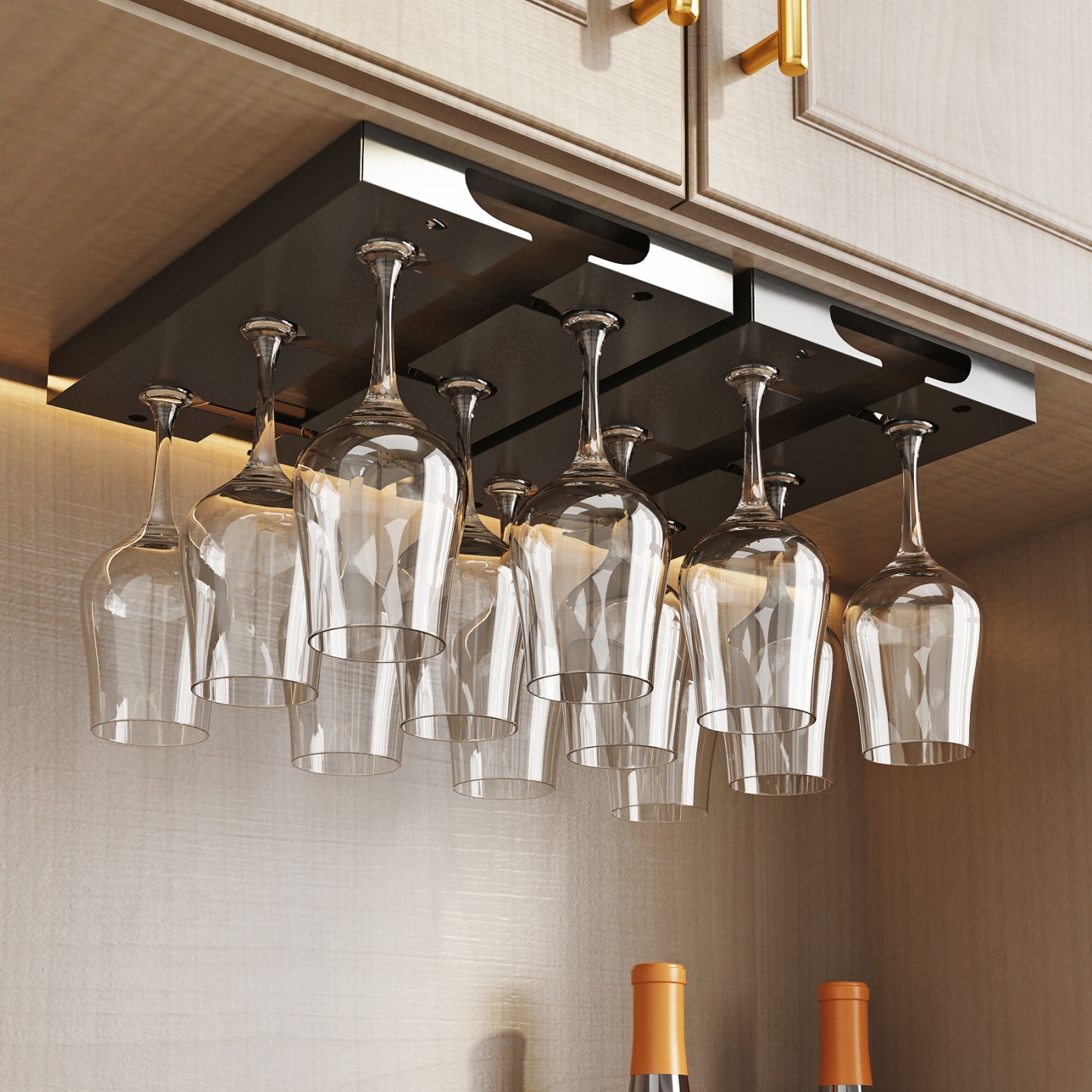 红酒杯架倒挂高脚杯收纳置物架子