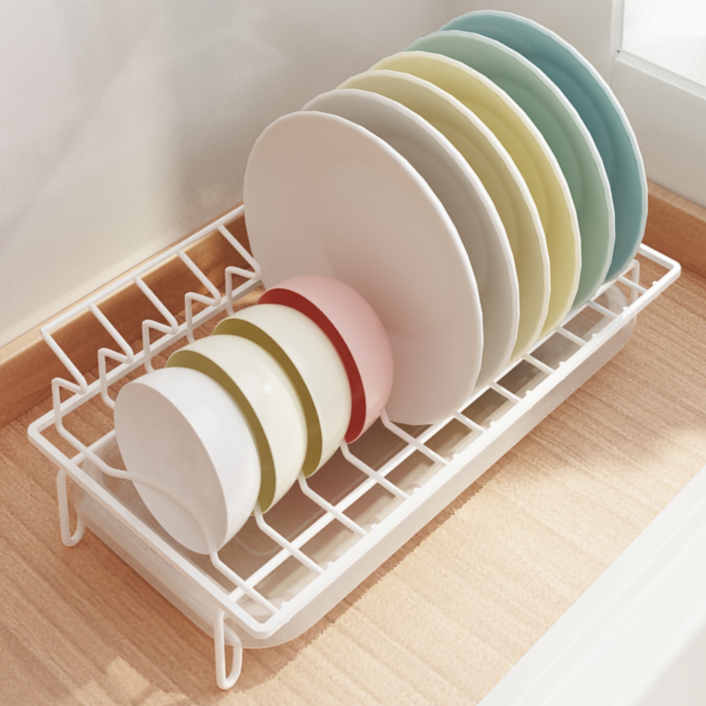 厨房碗碟沥水置物架小型筷子收纳