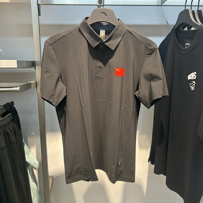 安踏冠军系列25夏季国旗款男冰肤速干短袖防晒POLO衫152530103