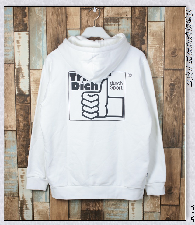 三叶草联名日版cv5852连帽卫衣