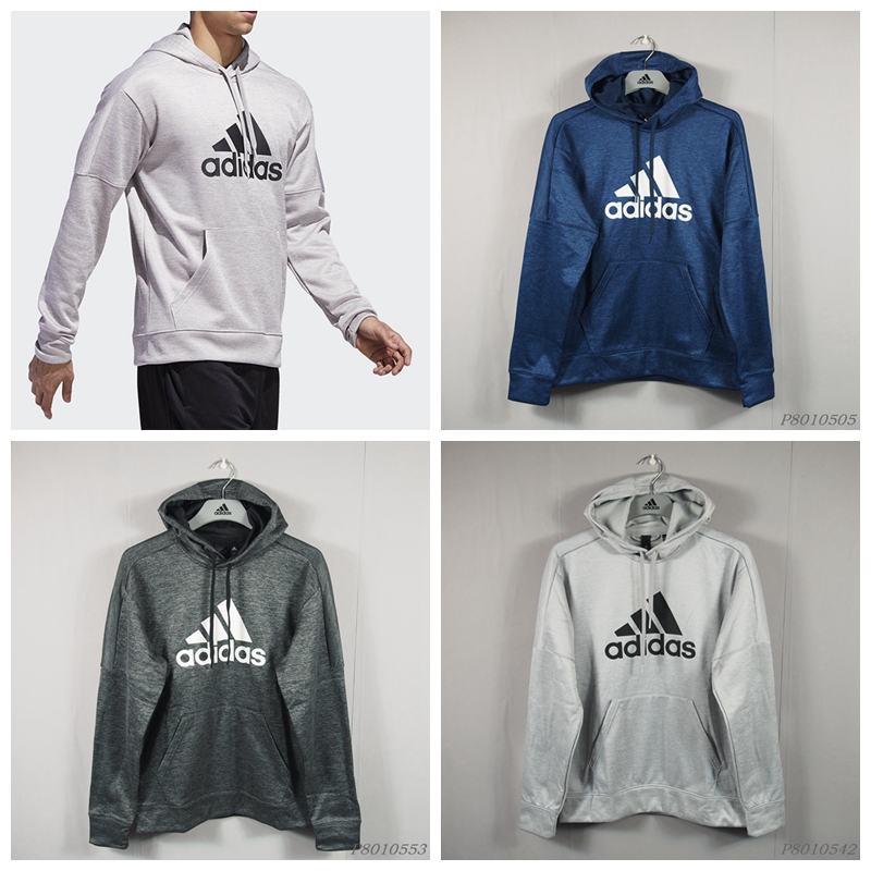 阿迪达斯男子涤纶针织套头卫衣