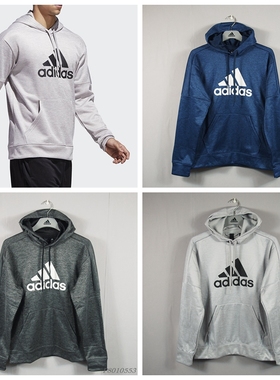 阿迪达斯男子涤纶针织百搭logo连帽套头卫衣DH9320 DH9017 DU7916