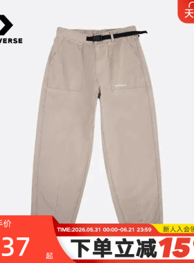 Converse匡威冬男子梭织长裤工装风舒适运动休闲裤 MCJ128-X9V