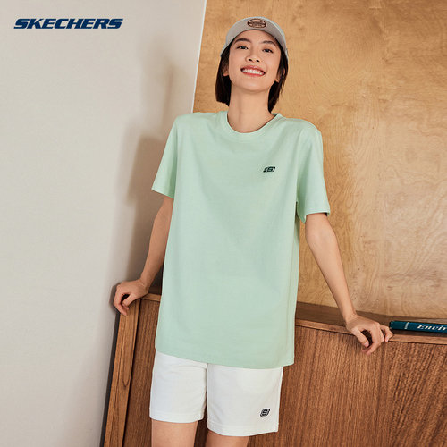 SKECHERS(斯凯奇)（新品）2025夏中性短袖衫 L225U086-0215