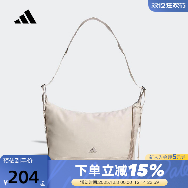 adidas阿迪达斯女士拎包单肩包秋冬女通勤出游斜挎包 KT0849