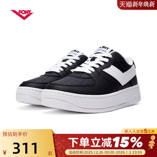 女鞋 PONY男鞋 小白鞋 休闲板鞋 241U1LT03BK 空军一号运动鞋