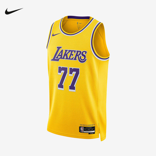 NIKE耐克男子背心NBA篮球运动无袖T恤洛杉矶湖人队球衣DN2009-741