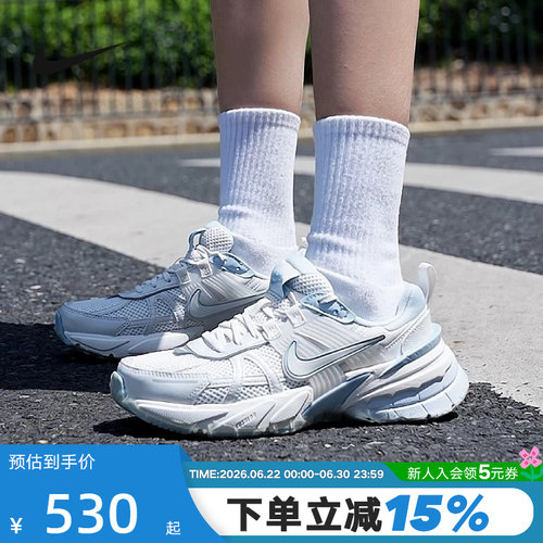 NikeV2KRun女子复古透气运动鞋